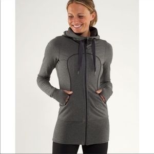 Lululemon Live Simply Jacket / Hoodie Grey Black Size 4